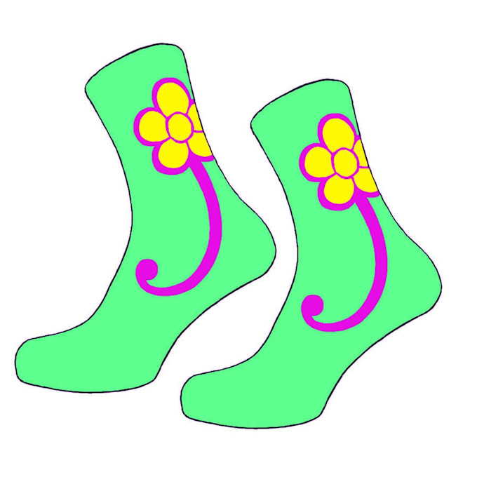 make beautiful socks design