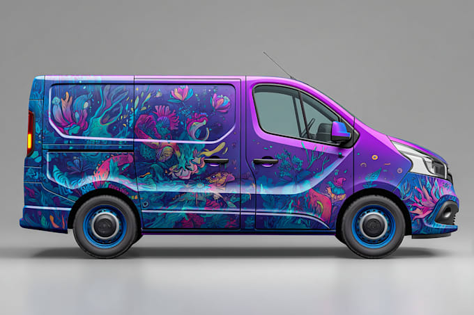 create custom car wrap designs, vehicle wrap design