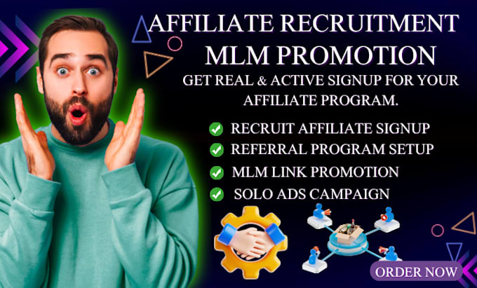 affiliate recruitment program link promotion boost signup and sales