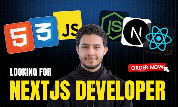 Develop modern frontend websites using next js, react and tailwind css ...