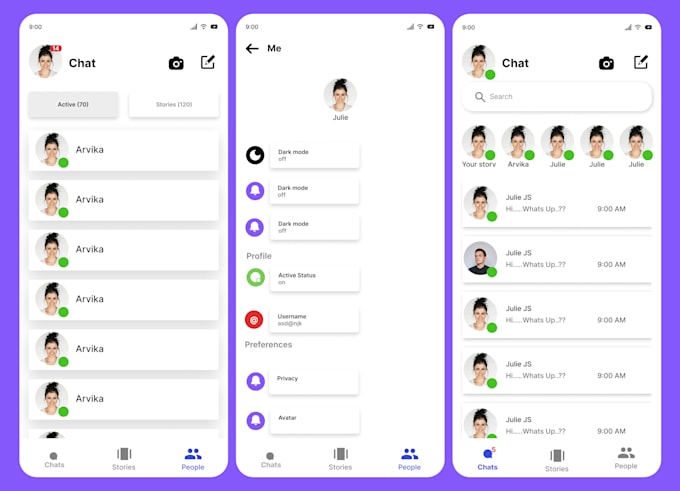 Design modern and user friendly mobile ui in figma by Chandrika_dn | Fiverr