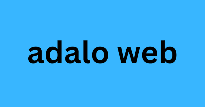 Do adalo website development by Olumia4 | Fiverr