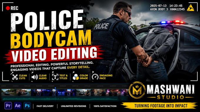 edit police bodycam and dashcam video