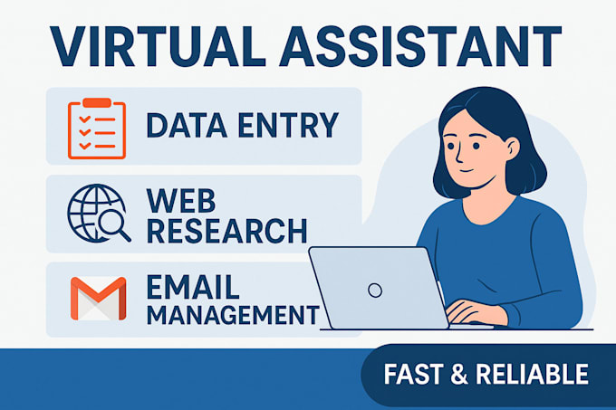 be your reliable VA for data entry and web research