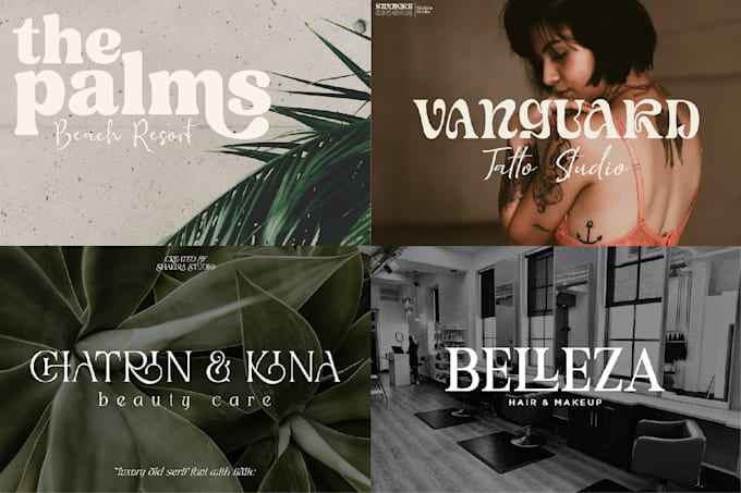 design a luxury custom wordmark, lettermark, or typography font logo
