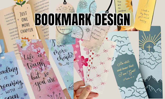 design creative bookmark design printable and custom b0okmark design and flyers