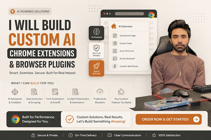 build custom ai chrome extensions and browser plugins