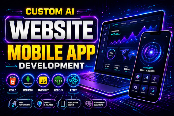 do ai website, ai mobile app, ai chatbot development