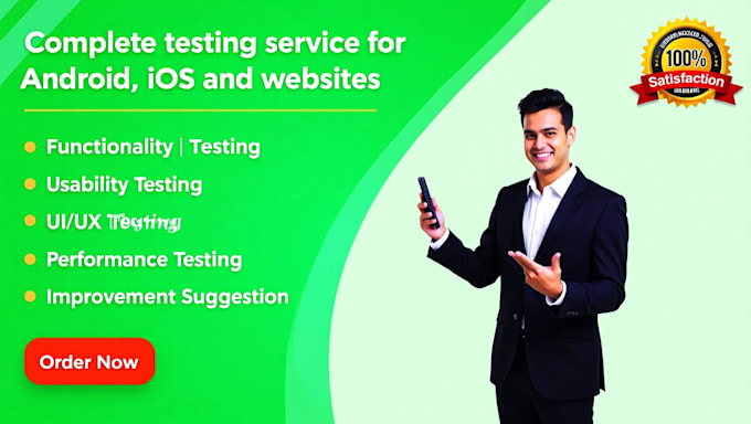 do app testing and website testing,QA,iphone,ipad, android  and user testing