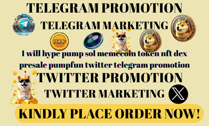 hype pump sol memecoin token nft dex presale pumpfun twitter telegram promotion