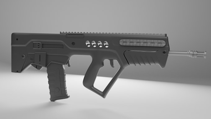 model 3d weapons for games or 3d printing