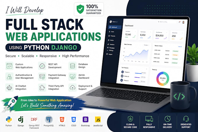 build or redesign your website as a full stack web developer