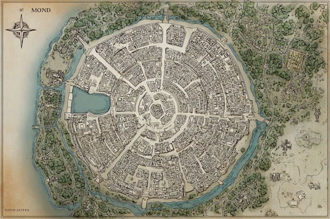 create your fantasy city map