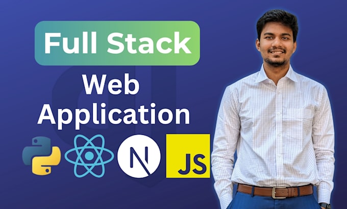 build full stack web application using django react  nextjs