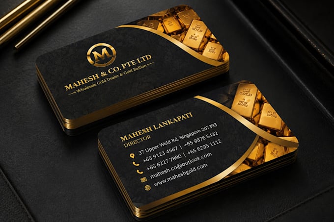 design modern minimalist business card and luxury corporate