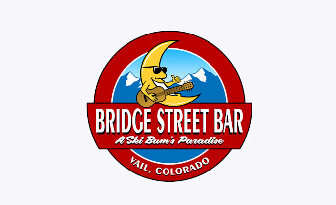 design professional bridge street bar logo