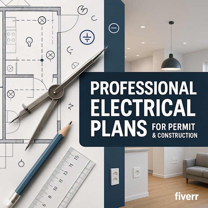 create residential electrical wiring and circuit plans for city permit