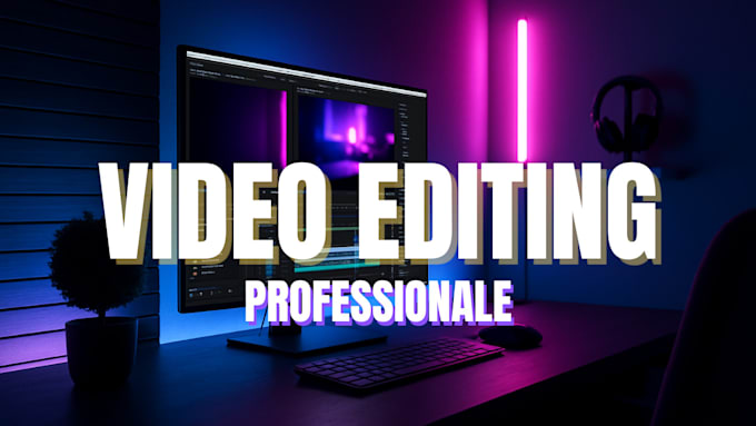 montaggio video professionale per youtube