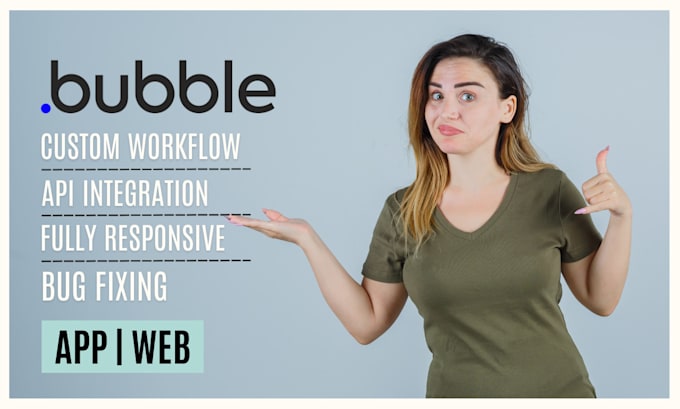 create bubble io app, bubble mobile and web app or saas by using bubble