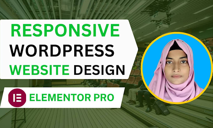 create responsive wordpress website with elementor and elementor pro