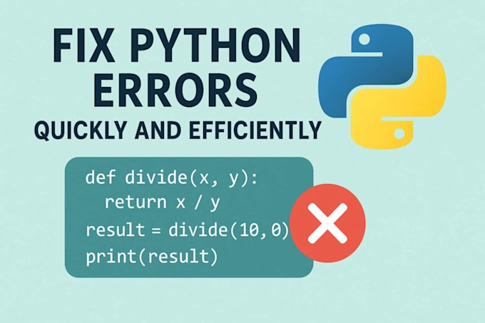 Fix debug and fix python errors quickly and efficiently by Jamiatujt6 ...