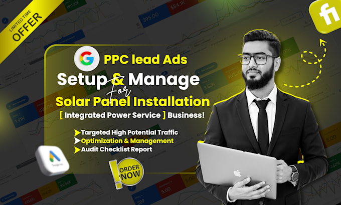 generate solar leads for your solar panel installation using google PPC ads