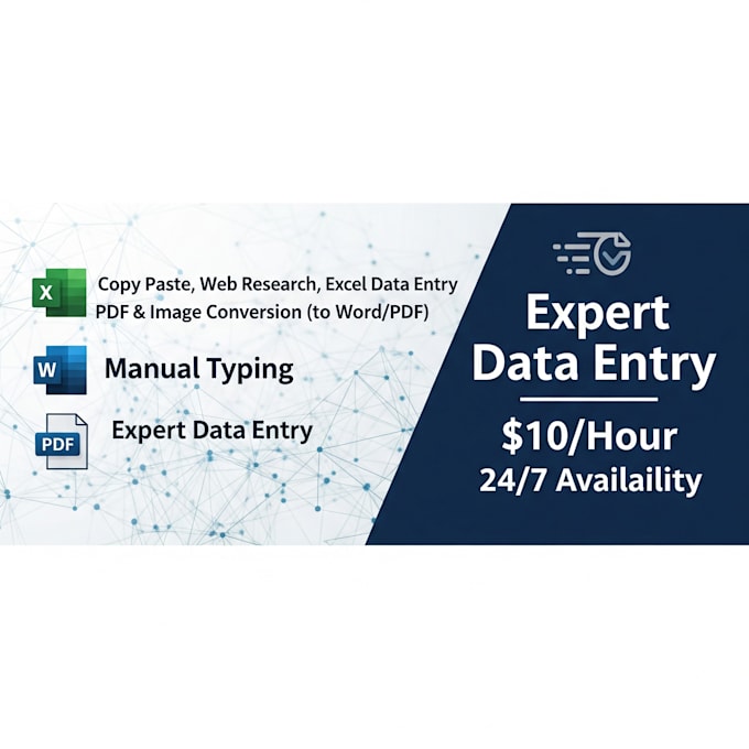 help in data entry