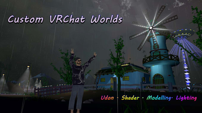 create custom vrchat world with shaders and lighting