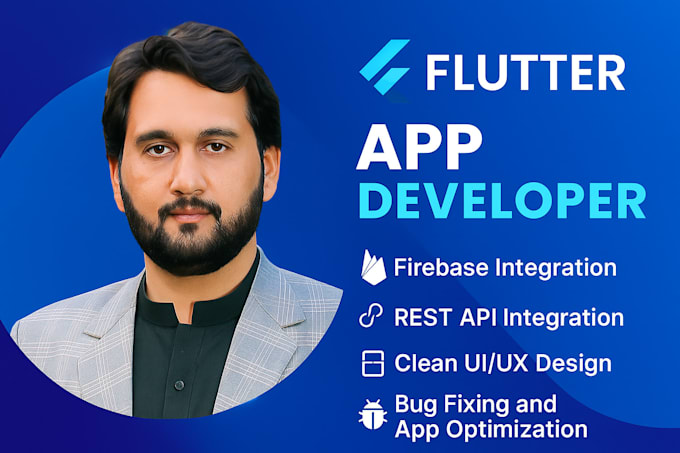 develop and fix flutter apps with firebase and API integration