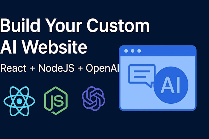 build your custom ai website with react and openai