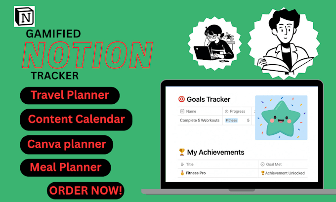 build a notion tracker gamified habit tracker  finance tracker notion dashboard