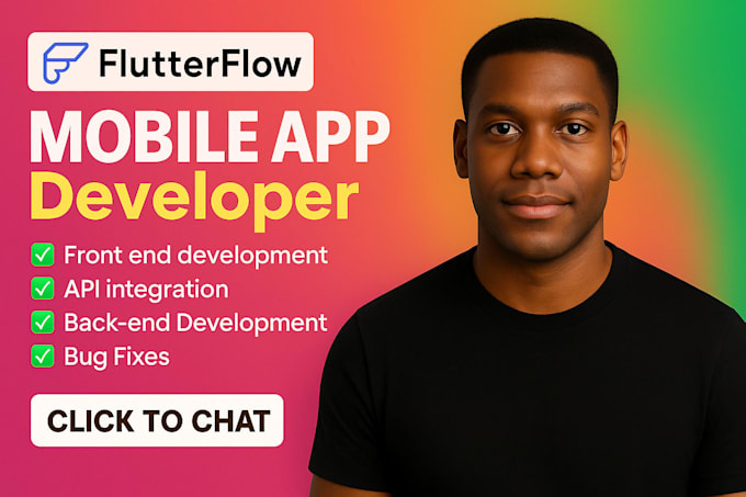 be your flutterflow mobile app developer, flutterflow mobile app fintech app