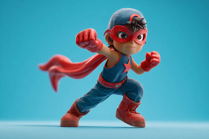 create superhero cartoon character for you