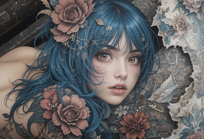 make anime tattoo design