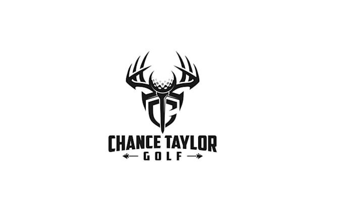design edgy concept golf influencer logo