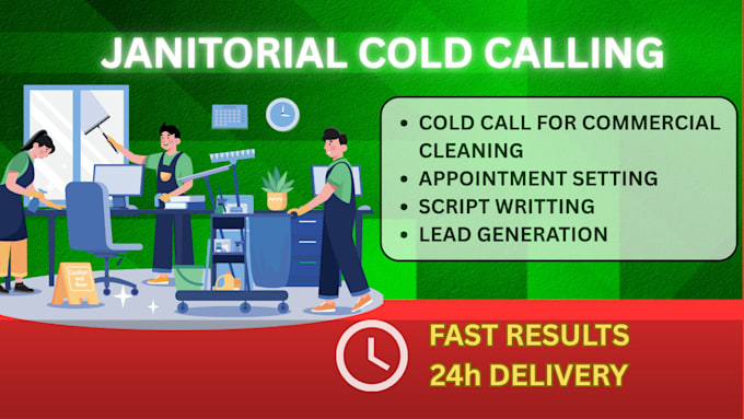 cold call usa janitorial commercial cleaning, janitorial appointment
