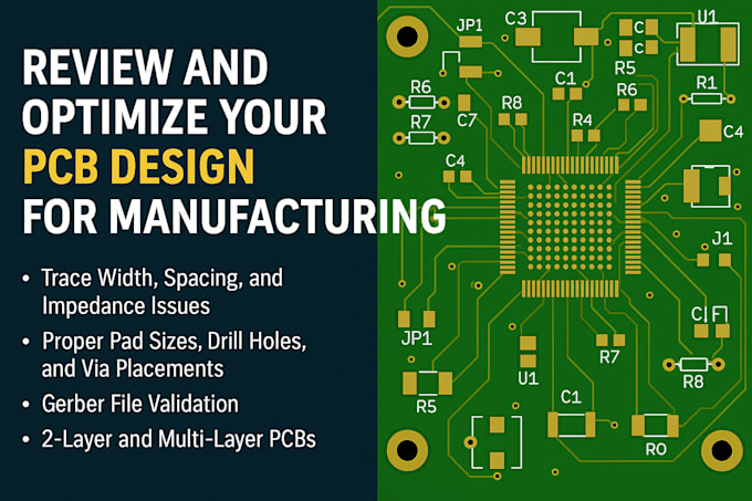 review and optimize your pcb design for manufacturing