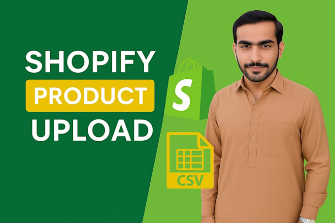 upload product to your shopify store with CSV file