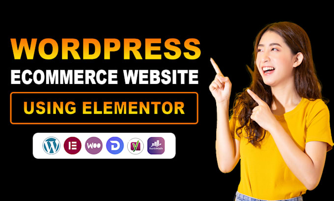 create an ecommerce website using elementor and woocommerce