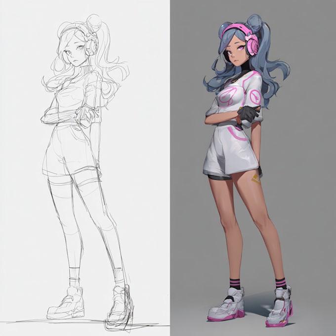 make a spicy nsfw anime art