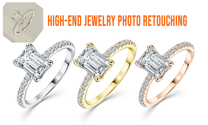 do high end jewelry image retouching
