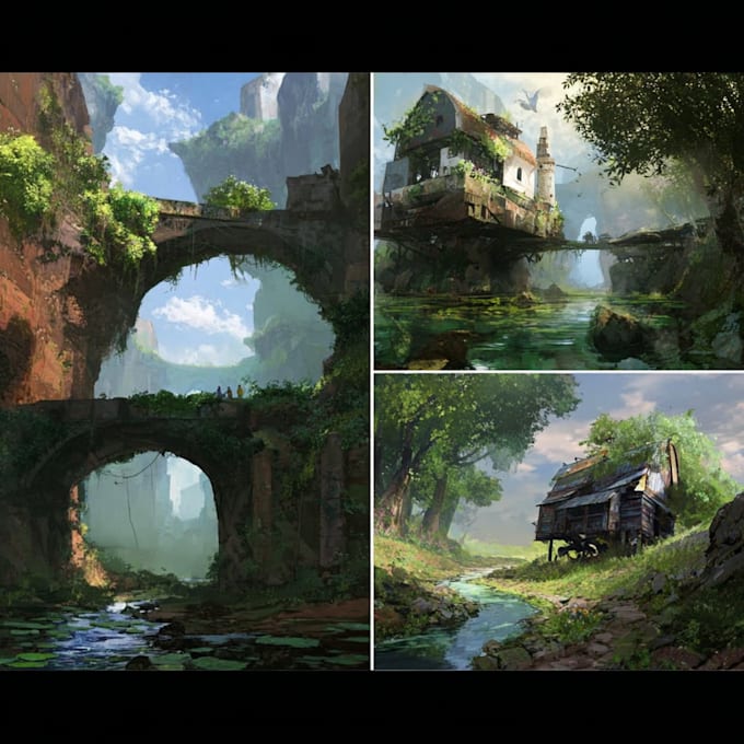 create environment concept art