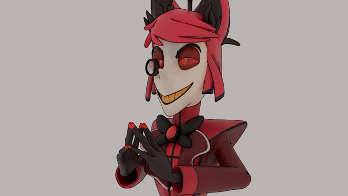 a 3d character or assets for the project or 3d print