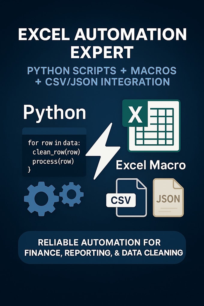 do data entry automation with excel macros or python