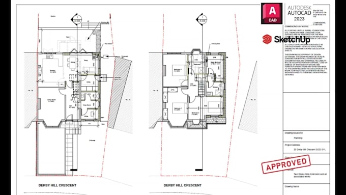 Do city permit blueprint architect for house plan, adu, garage and 2d ...