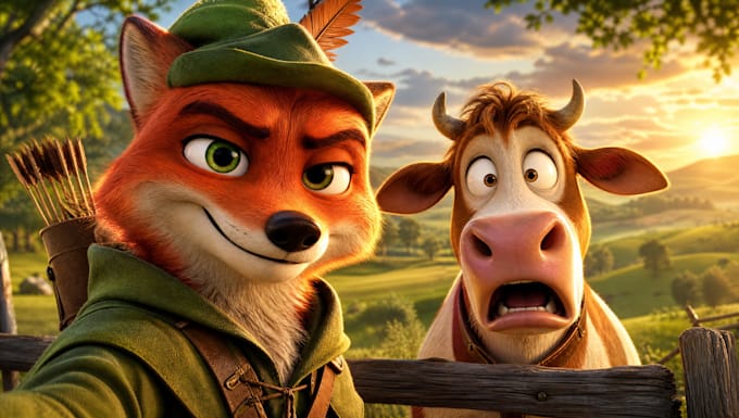 create cinematic ai animation and 3d pixar style character video