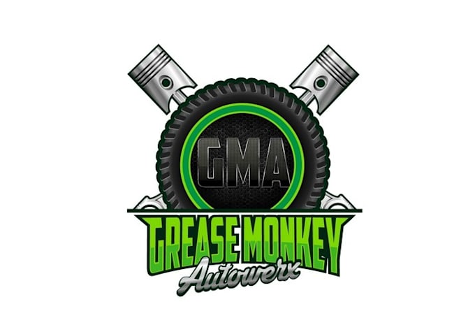design high quality grease monkey logo
