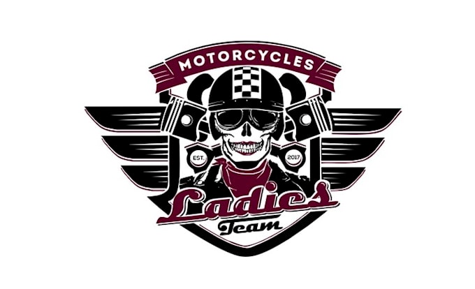 design wonderful motorcycle bikers logo