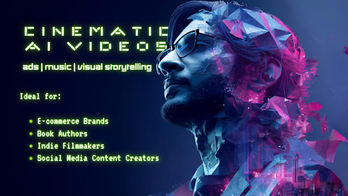 create cinematic ai ads, and professional ai videos