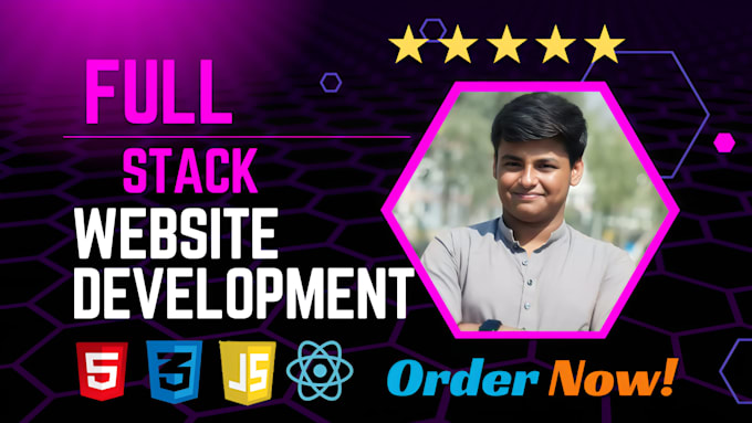 do full stack website development as full stack, front end web developer